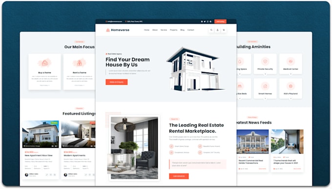 Gig Preview - Create your real estate website