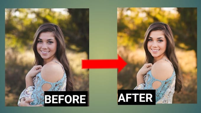 Gig Preview - Professionally retouch,blurry photos,editing potrait