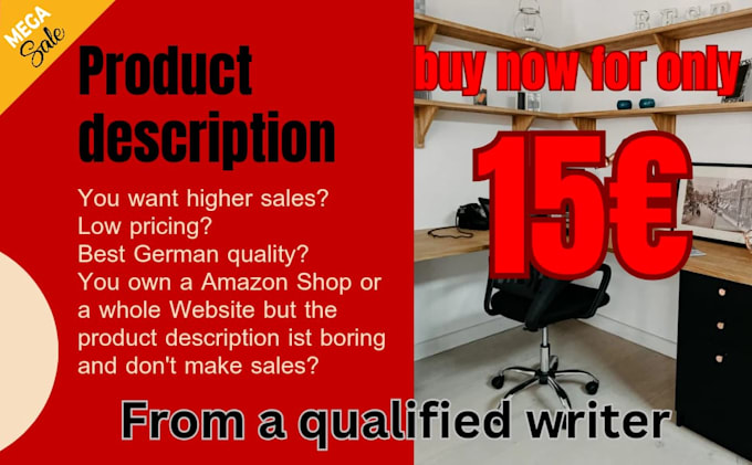 Bestseller - professional product description and text wiriting to boost your sales