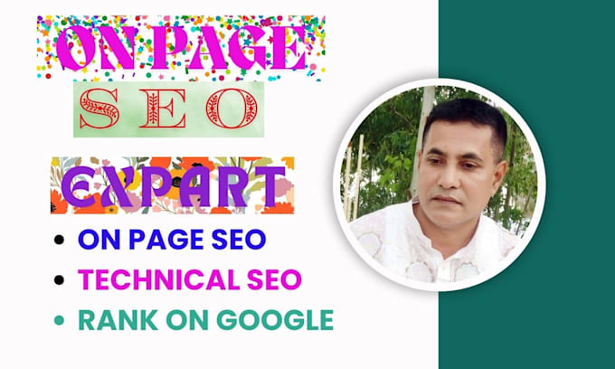 Gig Preview - Do onpage and technical SEO to your website for fast ranking