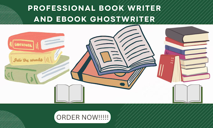 Gig Preview - Work as a book writer and ebook ghostwriter for self help ebooks