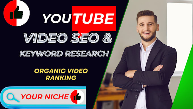 Gig Preview - Optimize your youtube video with keyword research for higher ranking your video