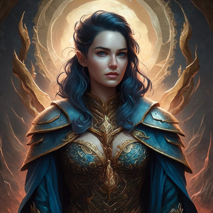 Bestseller - create dnd party fantasy and scifi character design art