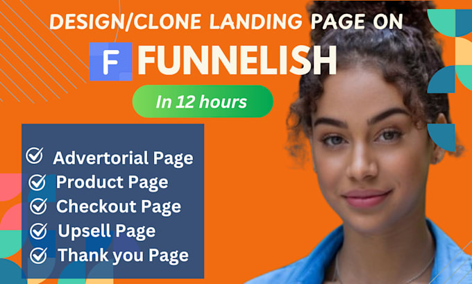 Bestseller - clone funnelish product page landing page sales funnel checkout page in 12 hours