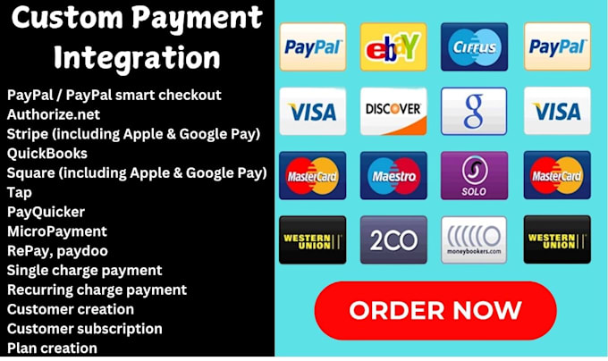 Gig Preview - Do payment gateway integration stripe paypal applepay googlepay klarna shopify