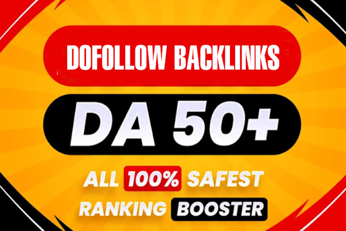 Gig Preview - Do high authority da50 to 60 SEO dofollow contextual backlinks link building