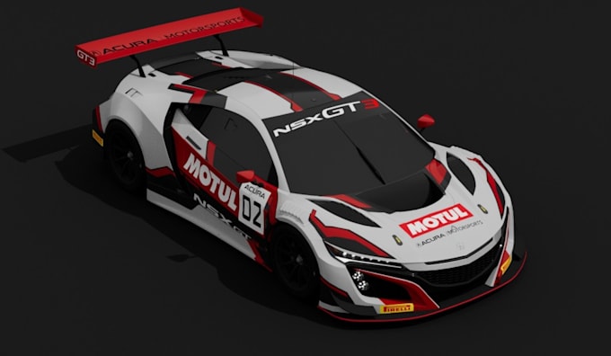 Gig Preview - 3d sport car model, rc car ready for gaming, animation, 3d car wrap, fivem car