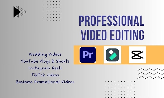 Gig Preview - Professionally edit your personal, professional, and social media videos