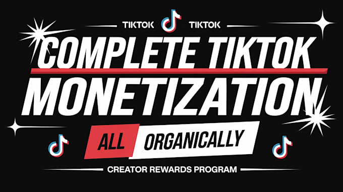 Gig Preview - Do tiktok monetization grow tiktok page tik tok