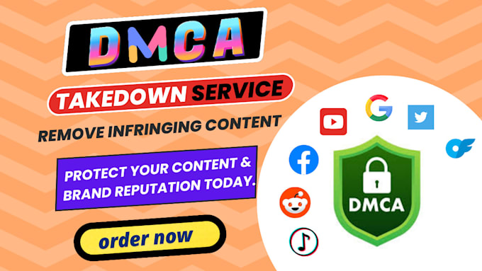 Bestseller - send dmca takedown notices to remove infringing and harassing content