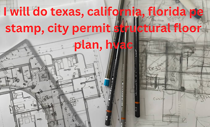 Gig Preview - Do architectural stamp, pe stamp, mep stamp, sign and seal for USA city permit