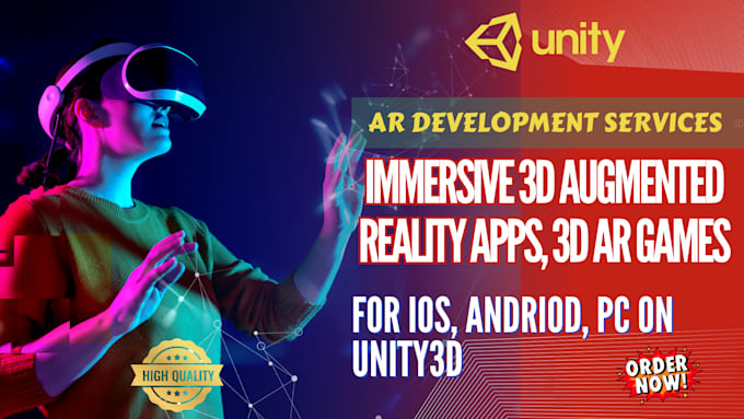 Gig Preview - Immersive 3d augmented reality app, 3d ar games for IOS, andriod, PC on unity3d