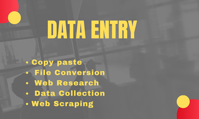 Bestseller - do web research copy paste data typing data entry