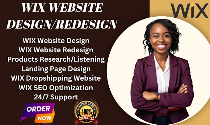 Gig Preview - Do wix website redesign wix website design wix ecommerce website redesign