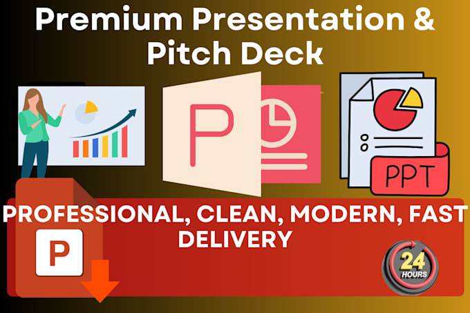 Gig Preview - Do powerpoint presentation and investor pitch deck design