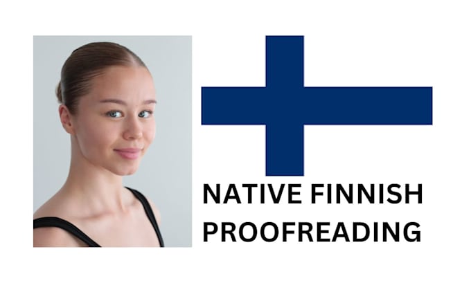 Gig Preview - Proofread and edit your writing in finnish