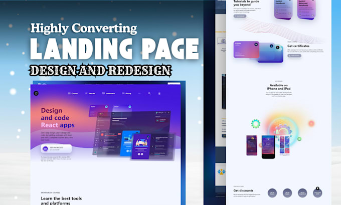 Gig Preview - Wordpress landing page, one page website, lead capture, homepage design redesign