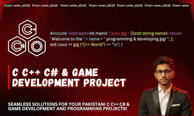 Gig Preview - Do c cpp and game development projects for you