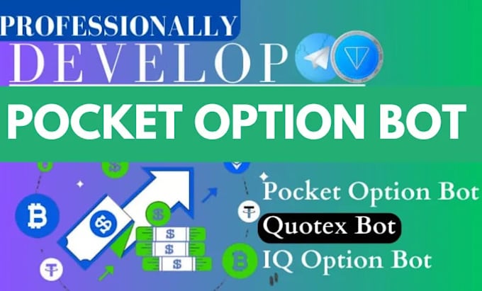 Gig Preview - Iq option, pocket option bot, quotex bot expert option pocket option bot, deriv,