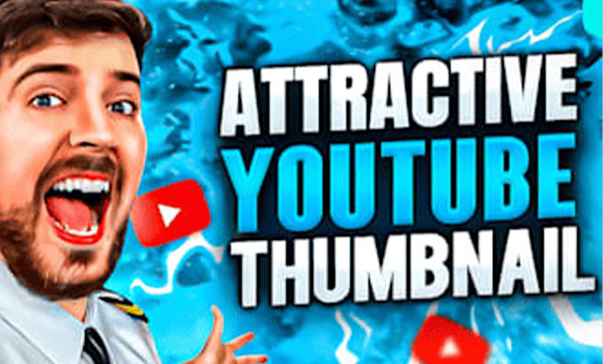 Gig Preview - Attractive clickbait, youtube and gaming thumbnails design