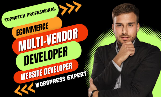 Gig Preview - Create wordpress website multi vendor  shopify ecommerce marketplace website