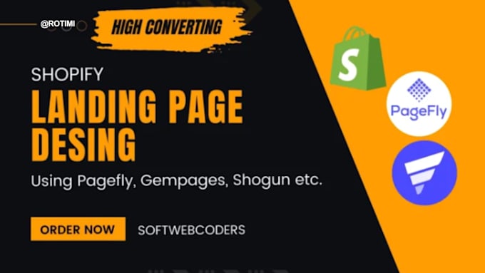 Gig Preview - Promote shopify store, sales funnel shopify store marketing shopify landingpage