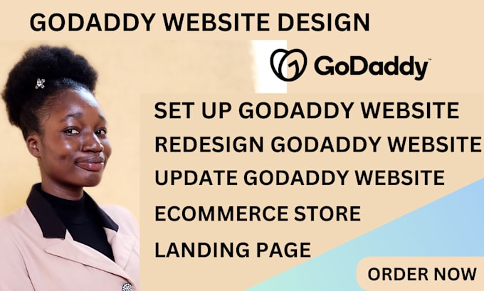 Gig Preview - Setup fix update godaddy website godaddy website redesign transfer