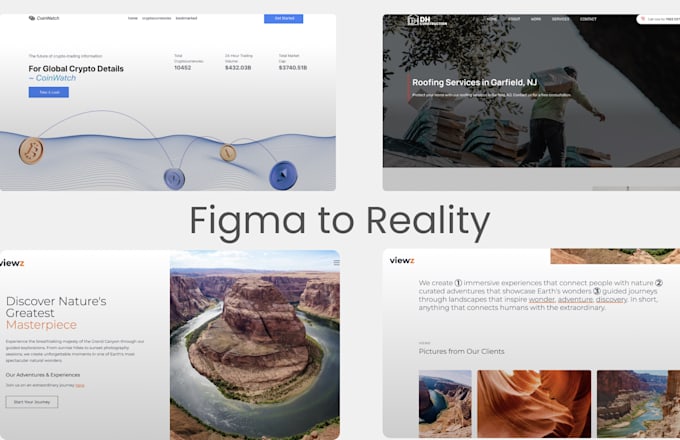 Gig Preview - Turn figma design to an amazing responsive smooth website