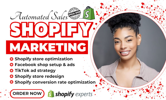 Gig Preview - Boost shopify sales with complete shopify marketing sales funnel facebook ads