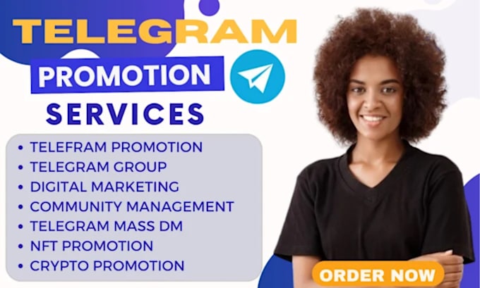 Gig Preview - Do telegram promotion solana memecoin  crypto promotion telegram channel group