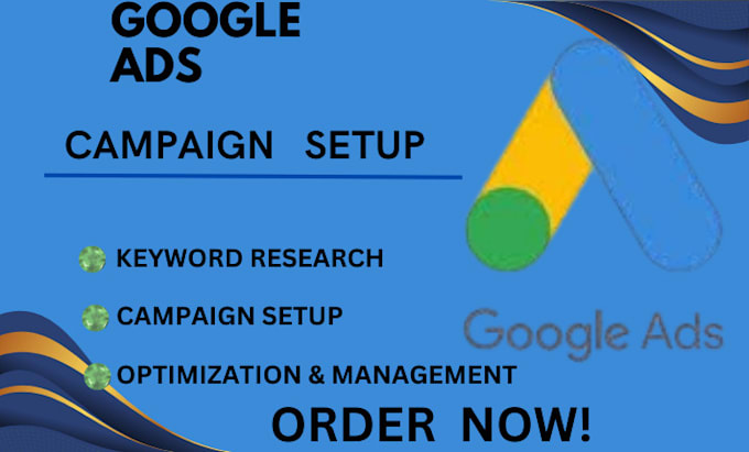 Gig Preview - Set up and manage google ads adwords PPC campaigns