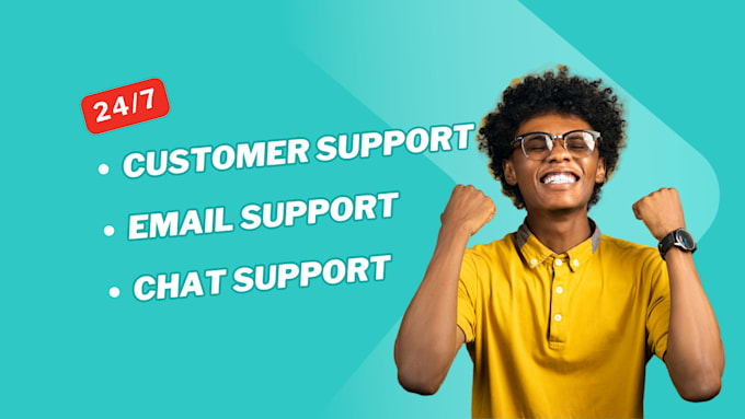 Gig Preview - Do chat email customer support services