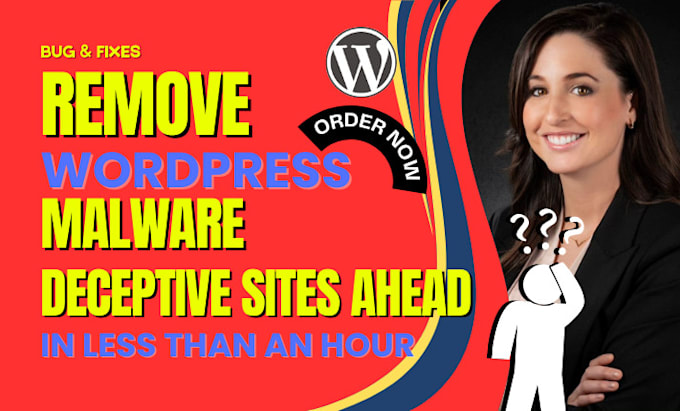 Gig Preview - Recover hacked wordpress site remove malware wordpress malware removal