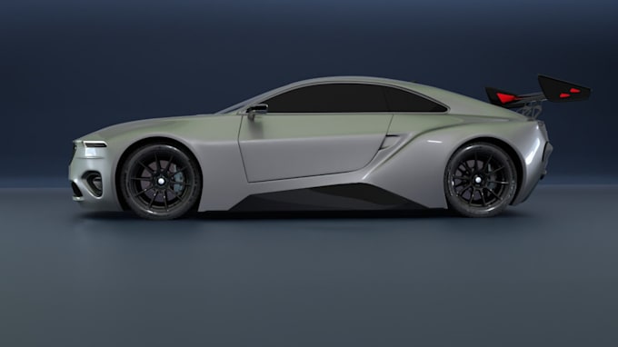 Gig Preview - Mold realistic car, 8k render in blender, 3d sport car, armored tank, cgi model