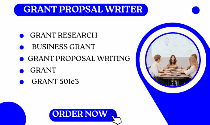 Gig Preview - Do research on grant, business grant,  grant proposal writing, grant 501c3