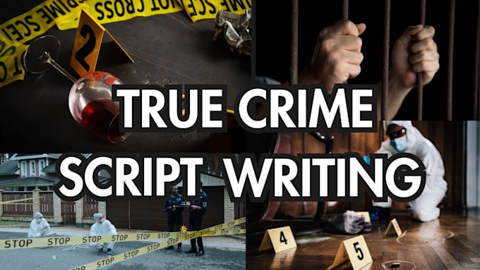 Gig Preview - Research and write true crime script and youtube podcast script