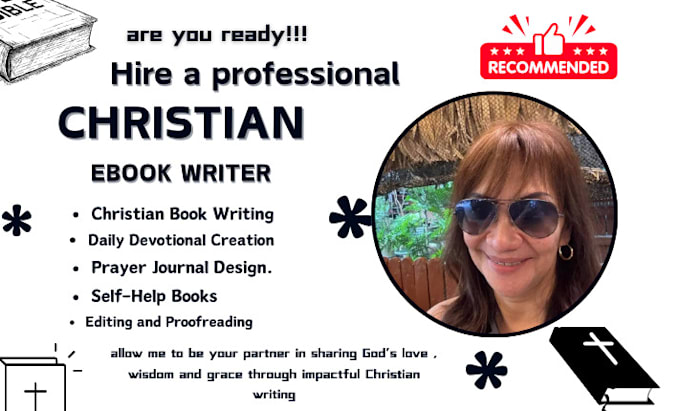 Gig Preview - Write christian ebook, daily devotional, prayer book ghost ebook writer, blog