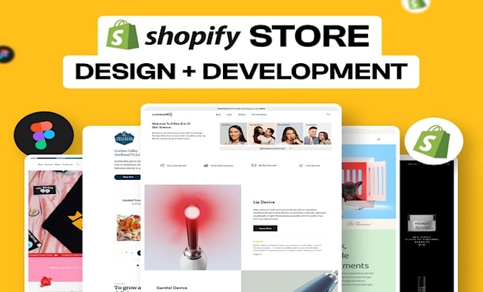 Gig Preview - Do shopify print on demand website, shopify store design, add varients product