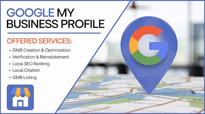 Gig Preview - Set up your google my business listing with verification and map integration 4u