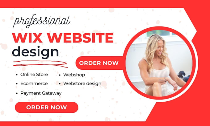 Gig Preview - Wix landing page, wix studio, wix online store, wix website design ecommerce