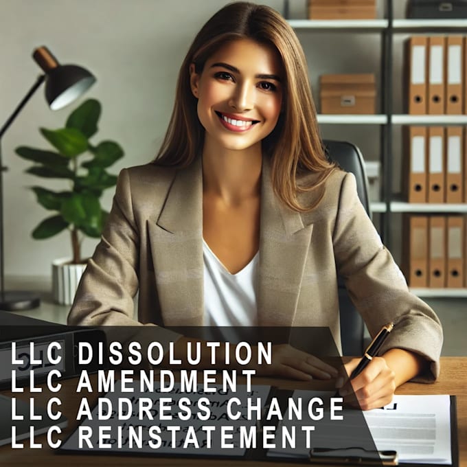 Bestseller - do llc dissolution, llc amendment, llc address change, llc reinstatement