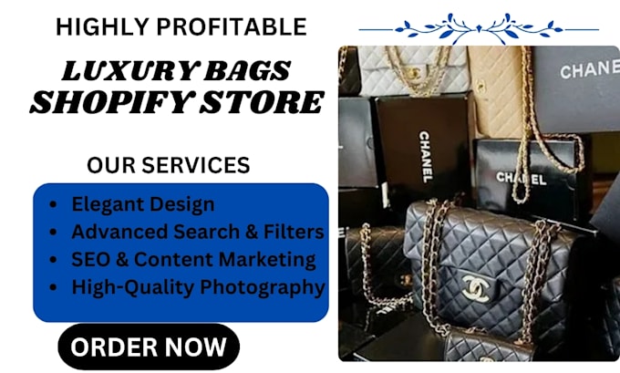 Bestseller - design luxury bags shopify store unique fashion handbags  dropshipping store