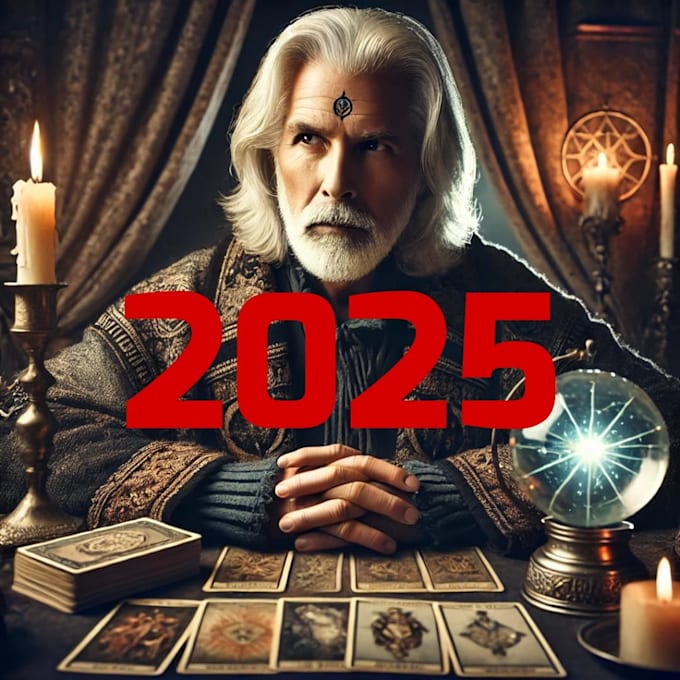 Gig Preview - Do a 2025 tarot reading detailed month by month forecast and prediction