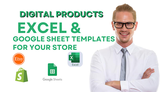 Gig Preview - Design microsoft excel vba, google sheet template for etsy digital product store