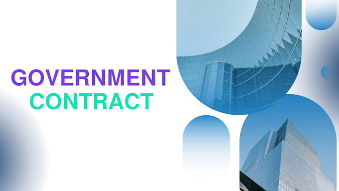 Gig Preview - Bid government contract IT construction healthcare cleaning janitorial proposal