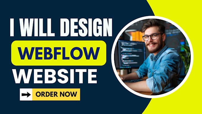 Gig Preview - Design or develop a webflow website, landing page, or figma to webflow