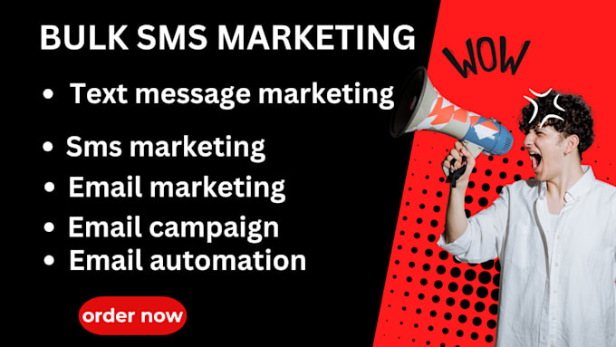 Bestseller - send bulk sms message marketing campaign, text message and email blast