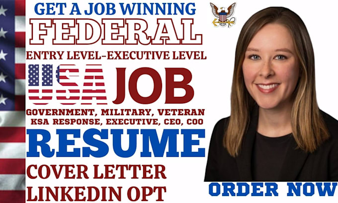 Gig Preview - Search and apply for federal executive resumes applying for jobs vp svp exo CEO