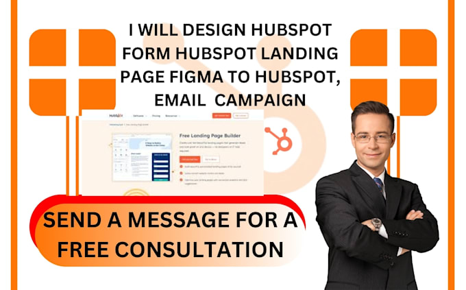 Gig Preview - Design hubspot form hubspot landing page figma to hubspot, email campaign