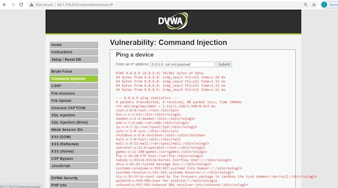 Gig Preview - Fix security vulnerabilities like sql injection, csrf, xss, dns, ddos